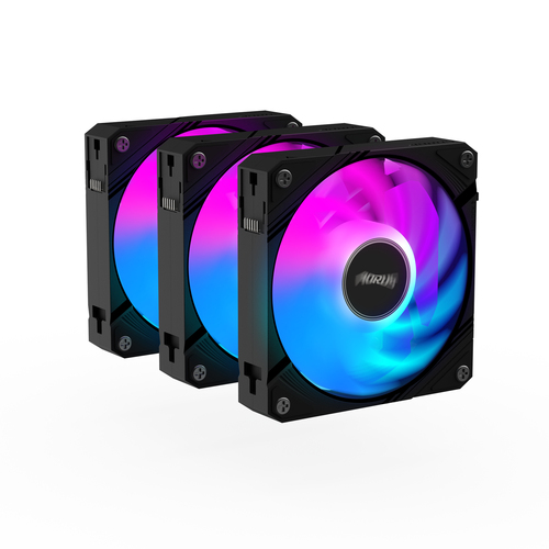 Gigabyte Aorus Ez Chain Fan/Pack 3x120mm/Noir - Ventilateur boîtier - 2