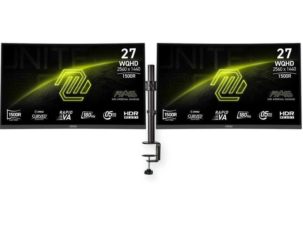 MSI 27 pouces  2 x 9S6-3CE91H-009 + MMDOS110BK - Ecran PC MSI - 0
