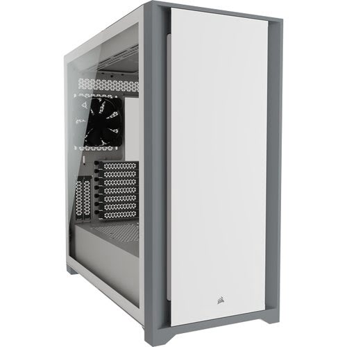 Corsair 5000D TG White Blanc - Boîtier PC Corsair - Cybertek.fr - 0