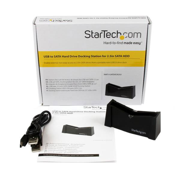 StarTech Station d'accueil USB2 / HDD 2.5" SATA - Boîtier externe - 1