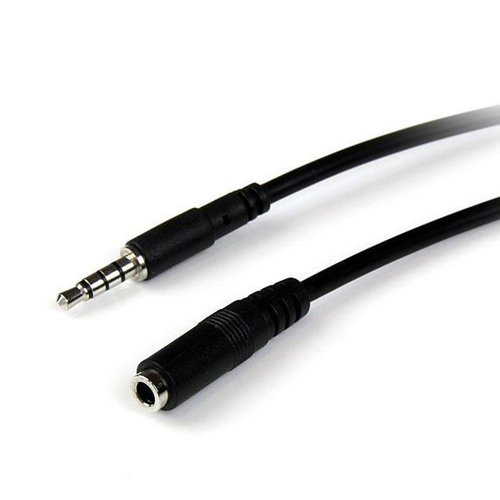 Rallonge M/F Jack 3.5mm 4pts - 2m  - Connectique TV/Hifi/Video - 0