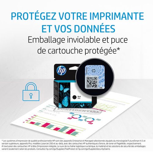 Cartouche 912 - Jaune - 3YL79AE#BGX pour imprimante  HP - 11