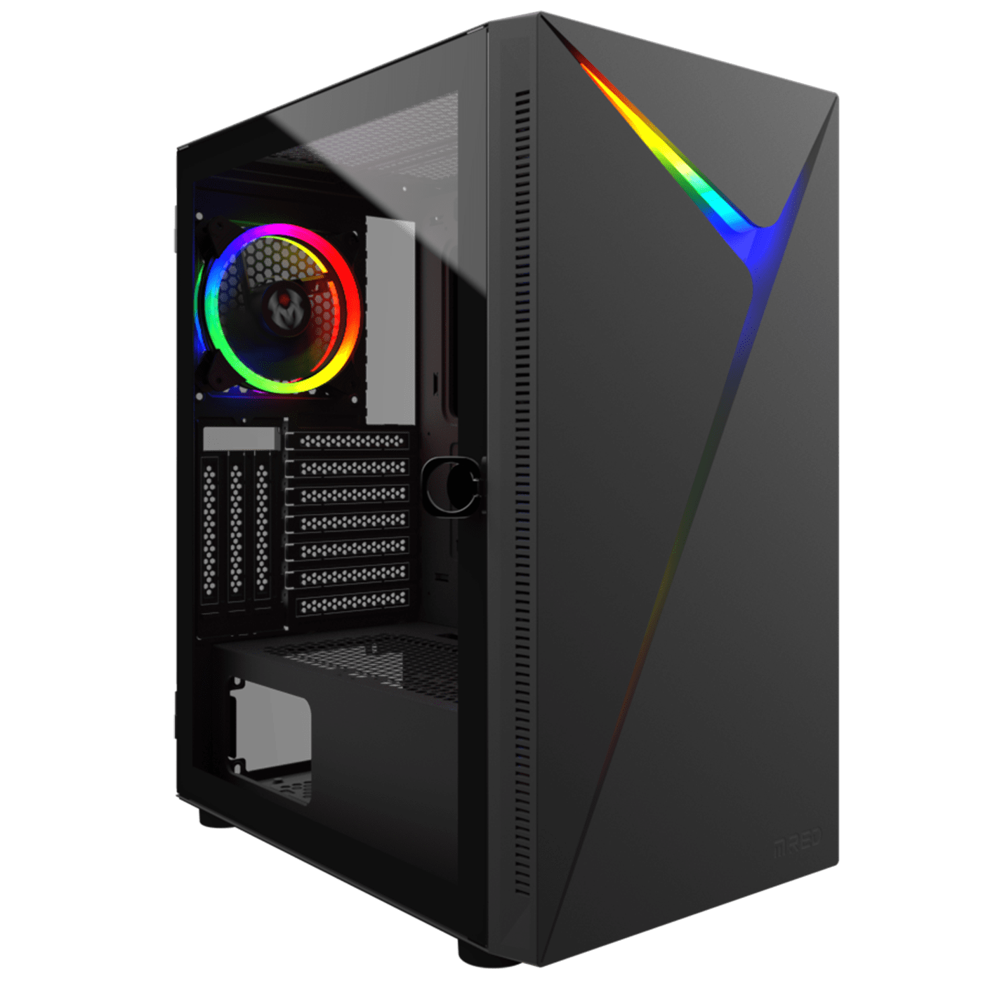 image produit M.RED Cobalt Noir - MT/Sans Alim/ATX Cybertek