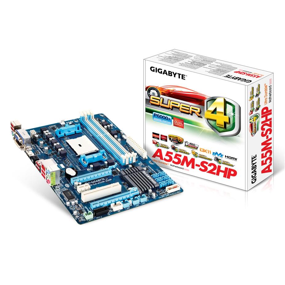 Gigabyte A55M-S2HP   - Carte mère Gigabyte - Cybertek.fr - 0