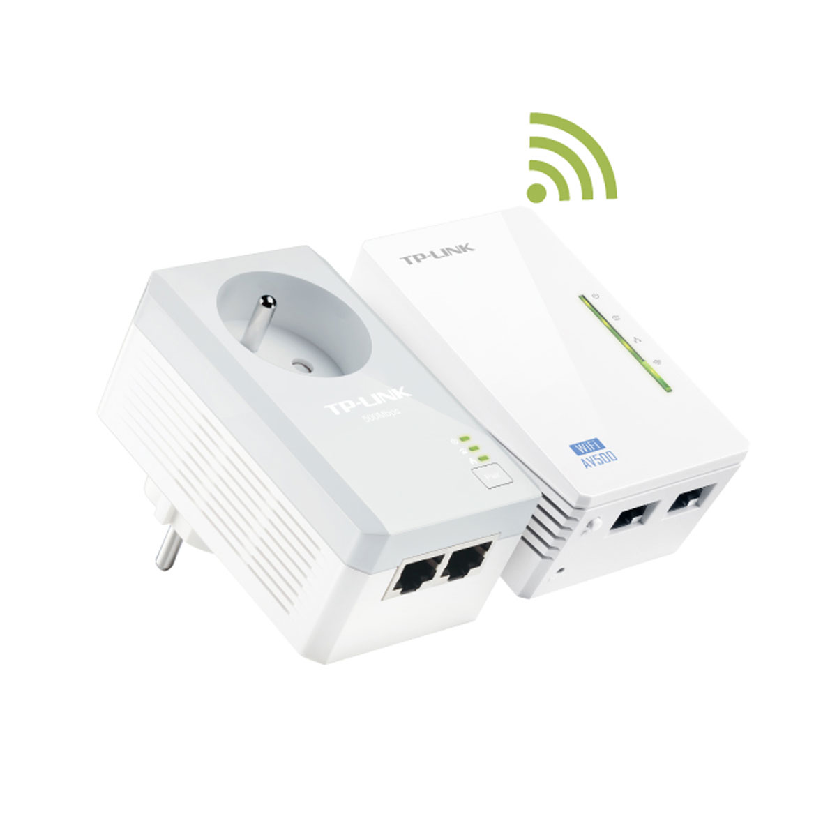 TP-Link TL-WPA4225KIT (500Mb) WiFi avec prise - Pack de 2 - Adaptateur CPL - 0