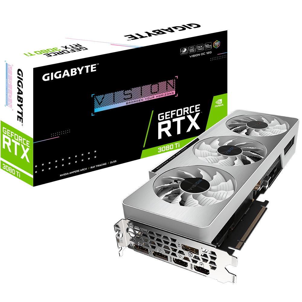 Gigabyte RTX 3080 Ti VISION OC 12G LHR - Carte graphique Gigabyte - 0
