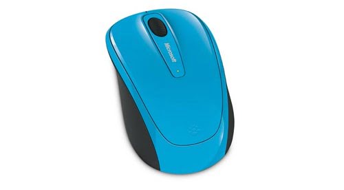 Microsoft Wireless Mobile Mouse 3500 Bleu Cyan - Souris PC - 1