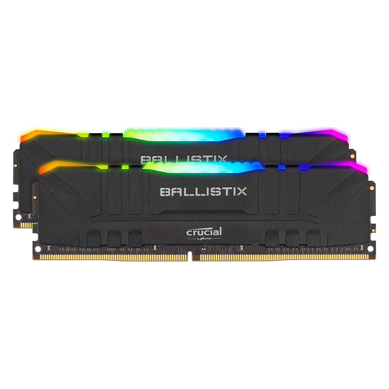Ballistix Black RGB 16Go (2x8Go) DDR4 3200MHz - Mémoire PC Ballistix sur Cybertek.fr - 4