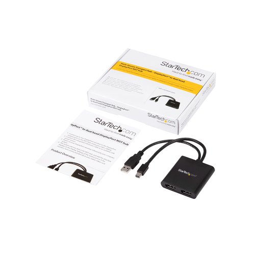 MST Hub - mDP to 2x DisplayPort  - Connectique PC - Cybertek.fr - 6