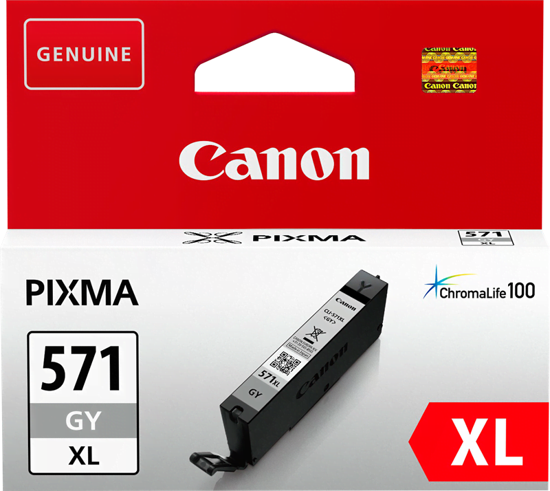 Cartouche CL-571XLGY Grey pour imprimante  Compatible Canon - 0