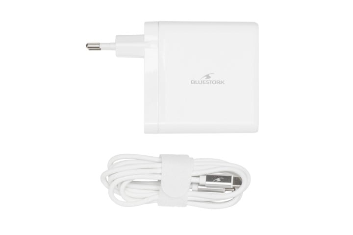 Bluestork Alimentation 65W/USB C/Blanc (PW-NB-65-C-W) - Achat / Vente Accessoire alimentation sur Cybertek.fr - 1