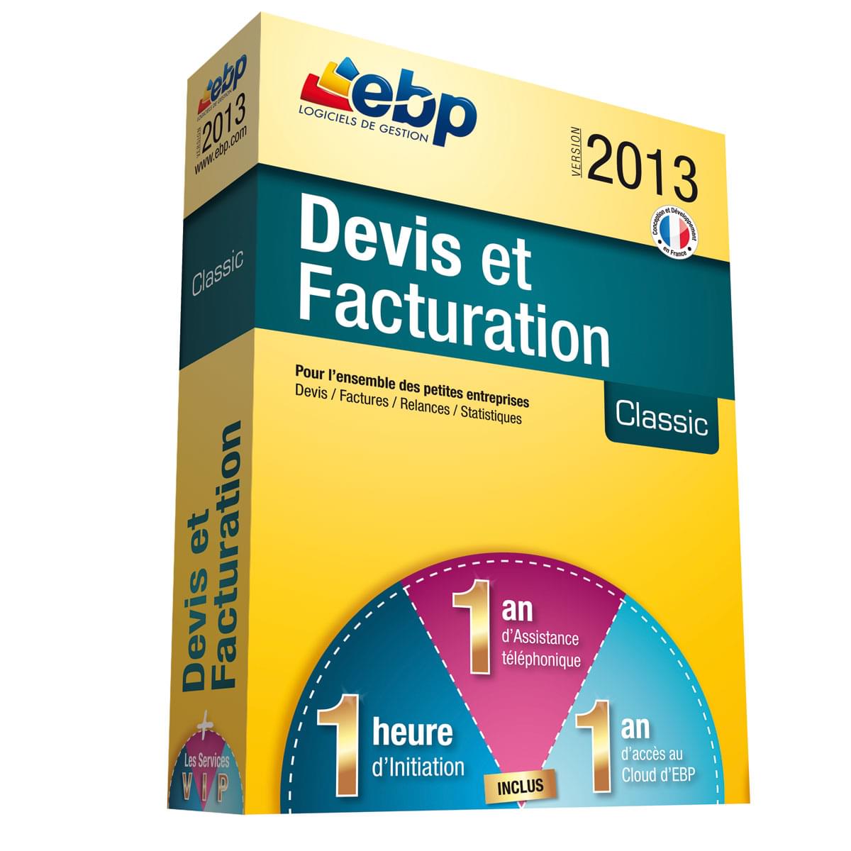 EBP Devis et Facturation Classic 2013 + Services VIP - Logiciel application - 0