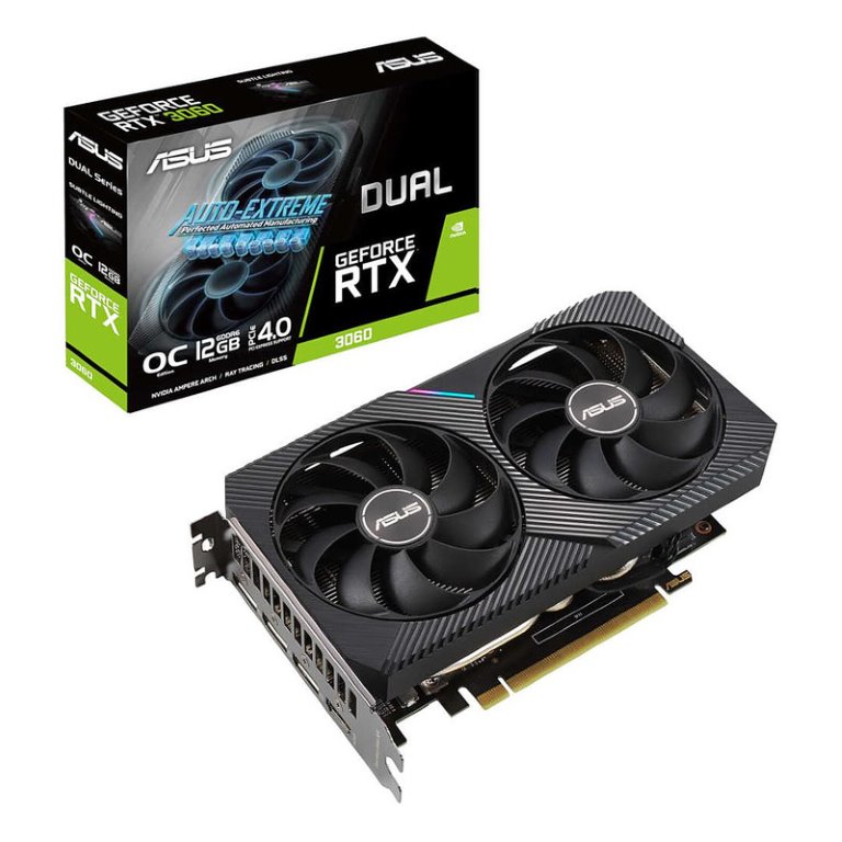 Asus Carte Graphique DUAL-RTX3060-O12G-V2-Seconde Vie-Très Bon Etat (DUAL-RTX3060-O12G-V2-TBE) - Achat / Vente Composant sur Cybertek.fr - 0