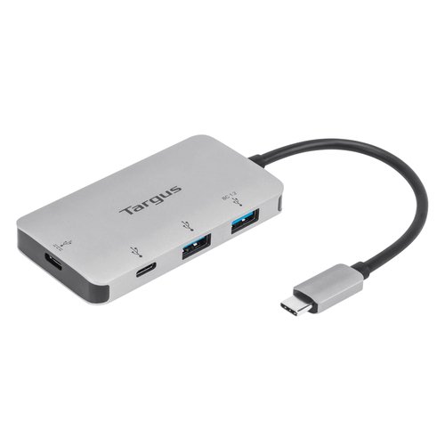 image produit Targus Hub multi-port USB-C avec 2 ports USB-A et 2 ports USB-C et charge pass-through 100 W Cybertek