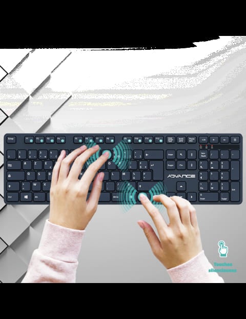 Advance Workmate Plus Wireless - Pack Clavier/Souris - Cybertek.fr - 2