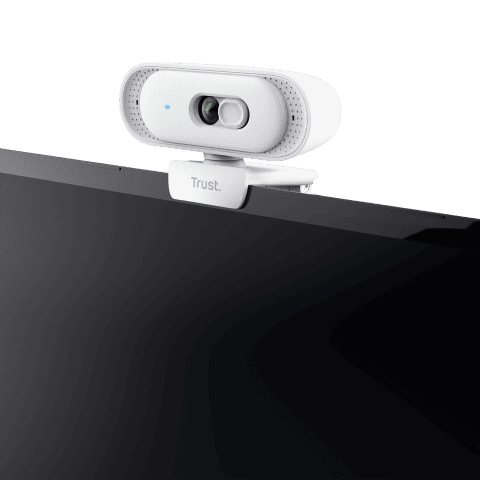 Trust Tomar 2K QHD/USB-C/USB-A/Blanc - Webcam - Cybertek.fr - 1