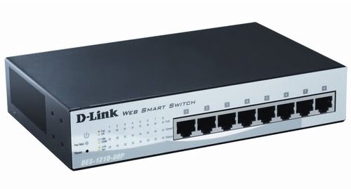 Switch D-Link 8 Ports 10/100Mbps POE - DES-1210-08P