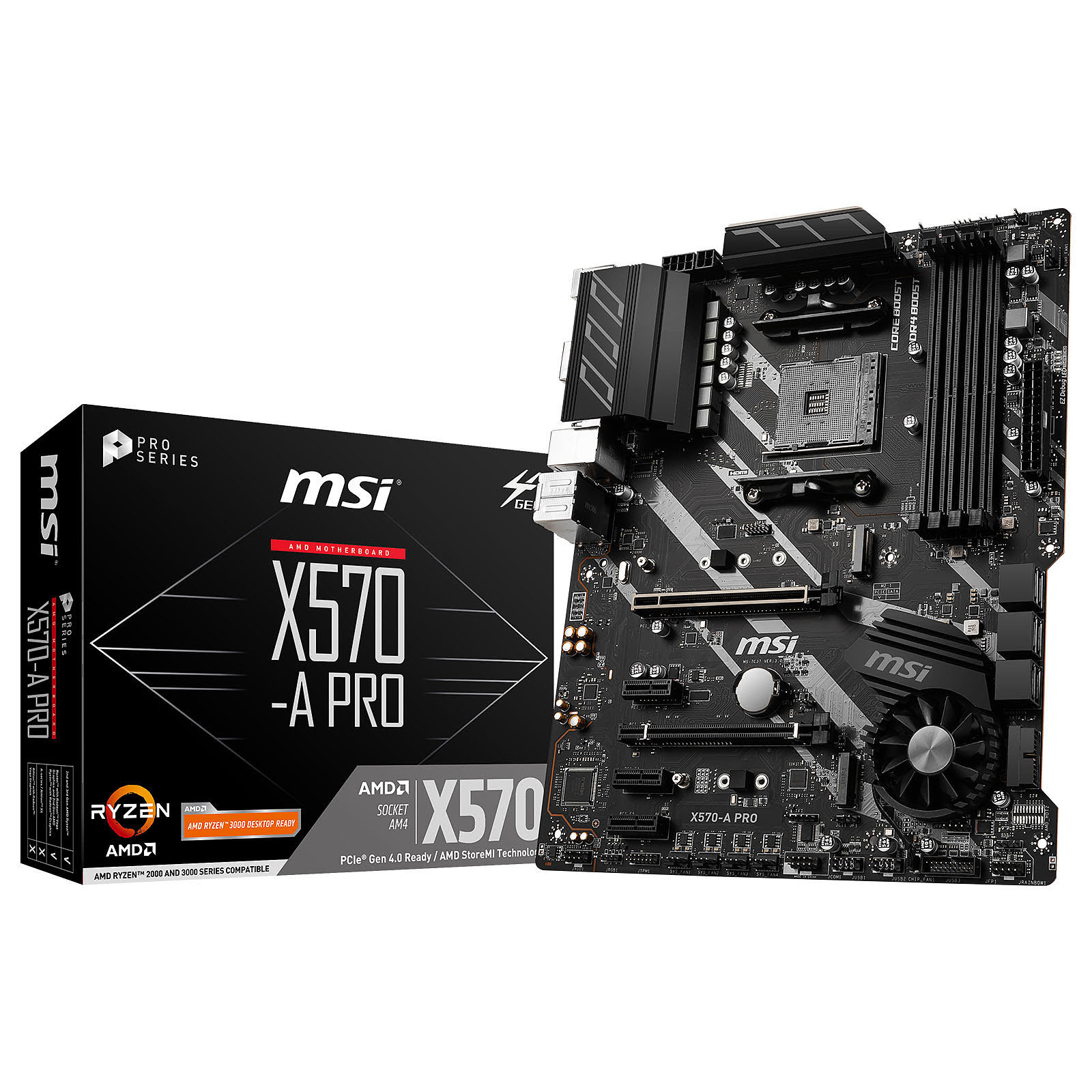 MSI X570-A PRO ATX  - Carte mère MSI - Cybertek.fr - 0