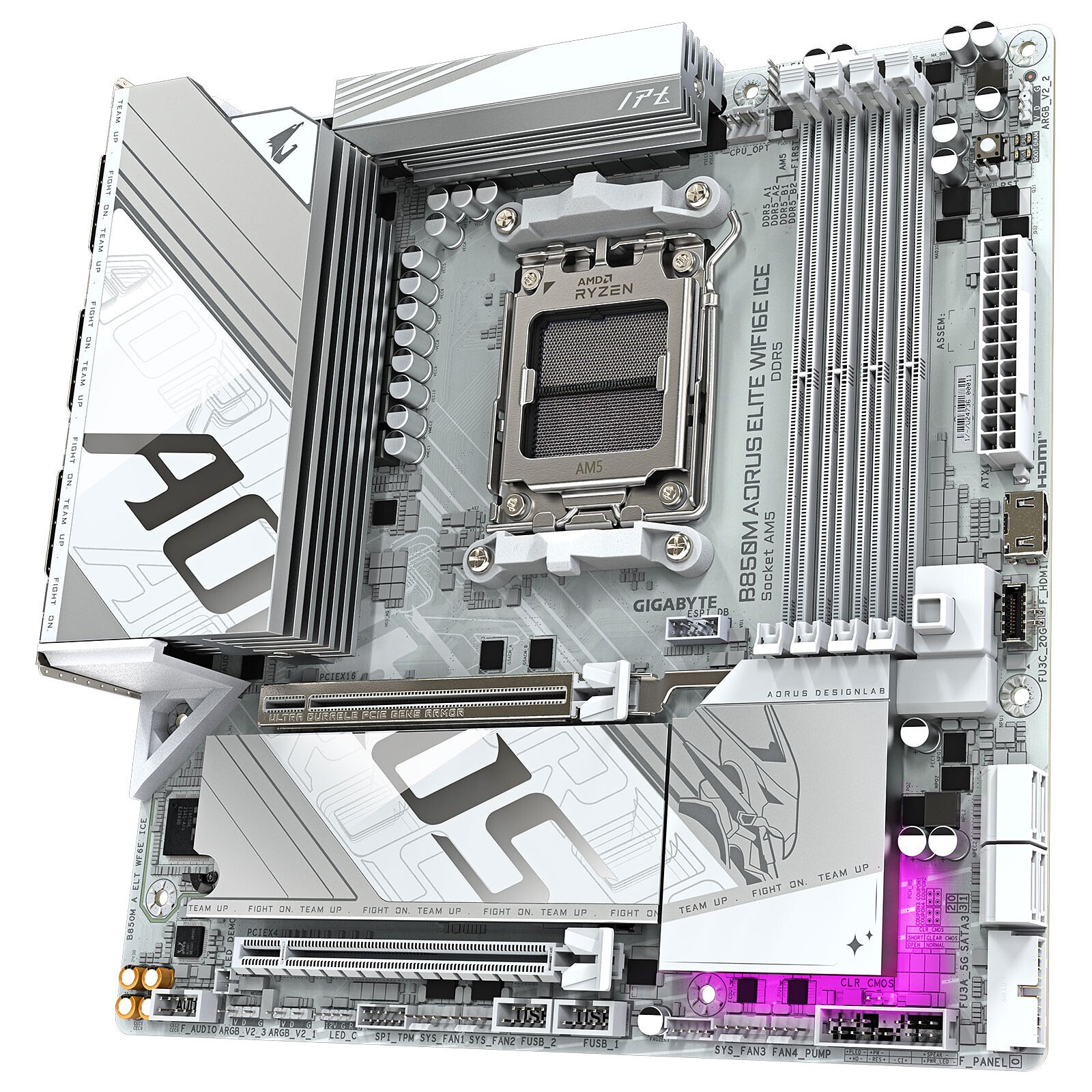 9070 Pure + 7800X3D + B850M W - Cybertek.fr - 3