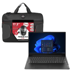 PC portable Lenovo V15 G4 15.6" FHD/i5-13420H/8Go/256Go/W11 + Premium Pack Sacoche 15.6" et Souris sans fil Cybertek