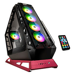 Kolink Big Chungus ARGB Black/Red - GT/Sans Alim/E-ATX