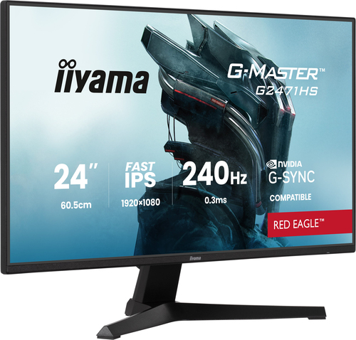 Iiyama 24 pouces  G2471HS-B1 - Ecran PC Iiyama - Cybertek.fr - 2