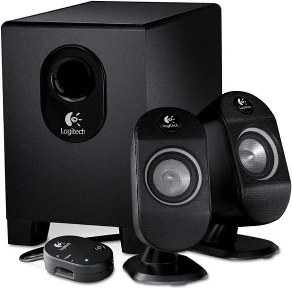 Logitech X210 2HP+Caisson Noir - Enceinte PC Logitech - 0