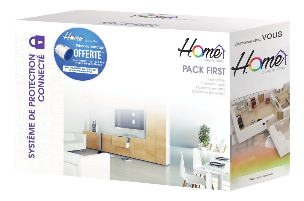 Heden H.ome Pack First Home Living Center +4 accessoires (DOMHPAK041 **) - Achat / Vente Objet connecté / Domotique sur Cybertek.fr - 0