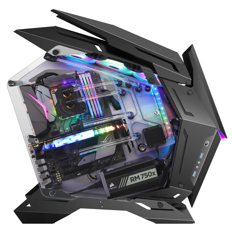 Jonsbo MOD 3 Showcase Noir - Boîtier PC Jonsbo - Cybertek.fr - 1