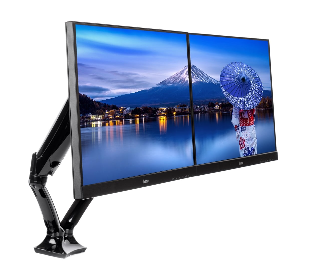 Iiyama 27 pouces  GOB2701QSC-B1 + G2771QS-B1 + DS3002C-B1 - Ecran PC - 3