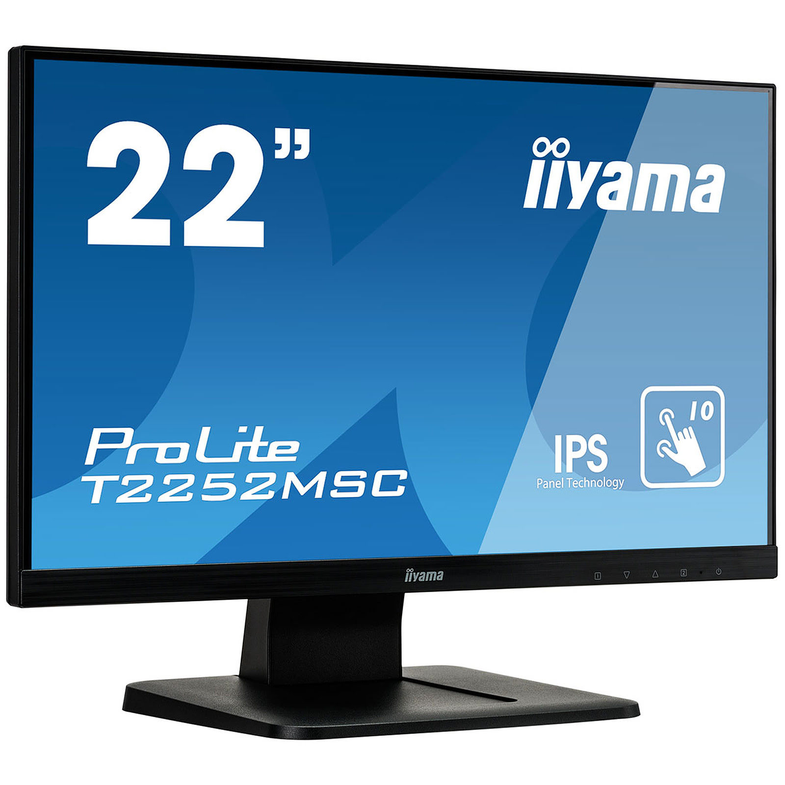 Iiyama 22 pouces  T2252MSC-B1 - Ecran PC Iiyama - Cybertek.fr - 4