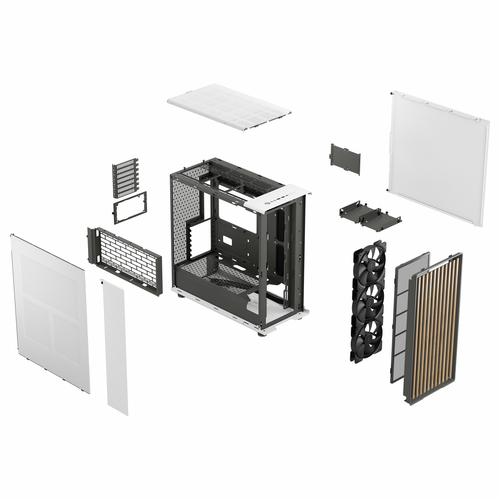Fractal Design North XL Chalk White Blanc - Boîtier PC - 16