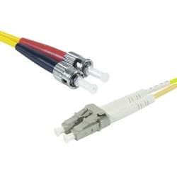 Connectique réseau Cordon fibre optique mono-mode ST/LC 9/125 - 1 m