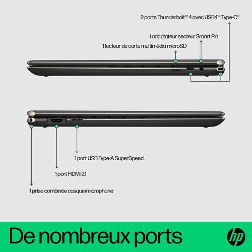 HP 7D0Y1EA - PC portable HP - Cybertek.fr - 15