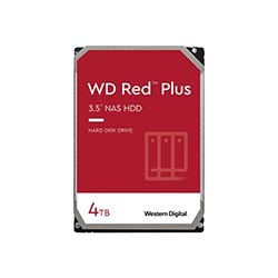 image produit WD 4To RED Plus SATA III 128Mo - WD40EFZX Cybertek