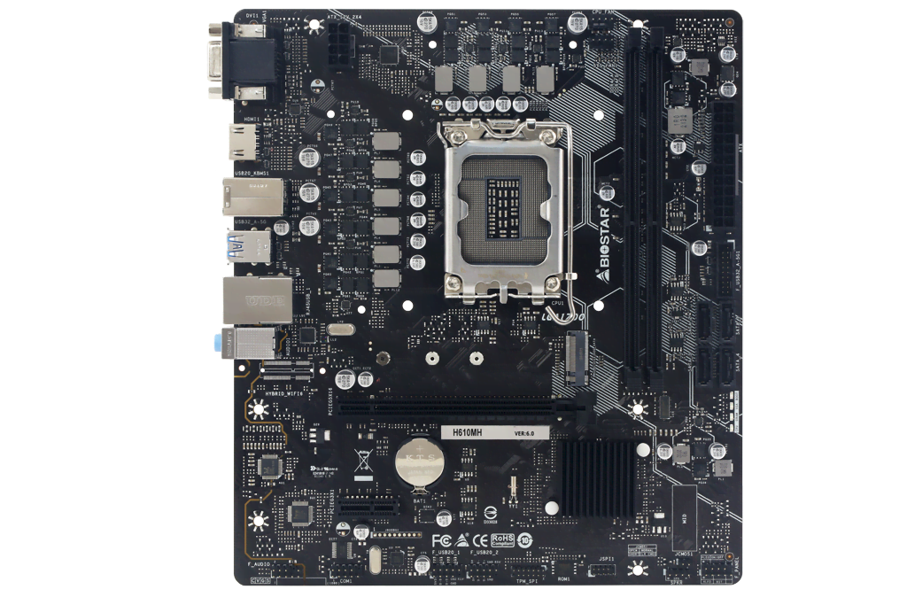 Biostar H610MH Micro-ATX  - Carte mère Biostar - Cybertek.fr - 6