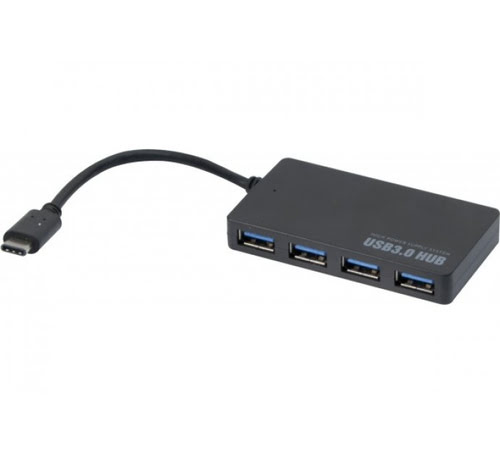 Hub USB 4 ports Waytex 12393 USB 3.0 auto-alimenté + Alimentation externe  fournie pour les périphériques à gros besoins d'énergie - Hub USB - Achat &  prix