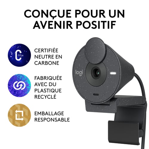 Logitech BRIO 300 - Webcam - Cybertek.fr - 7