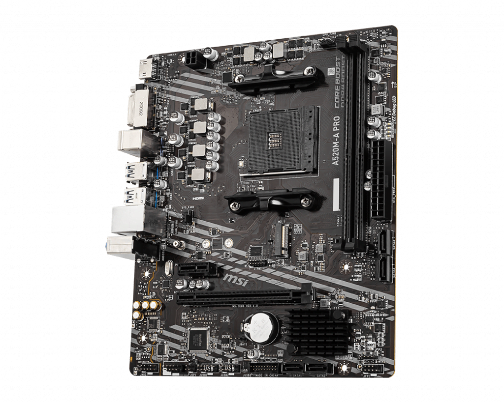 MSI A520M-A PRO Micro-ATX  - Carte mère MSI - Cybertek.fr - 3