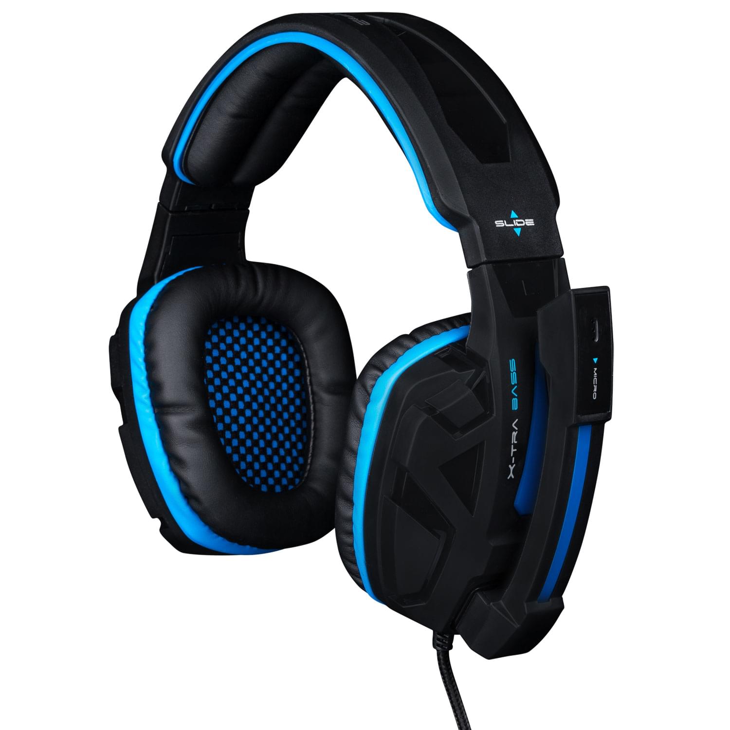 Bluestork KORP 2 Stereo Bleu - Micro-casque - Cybertek.fr - 0