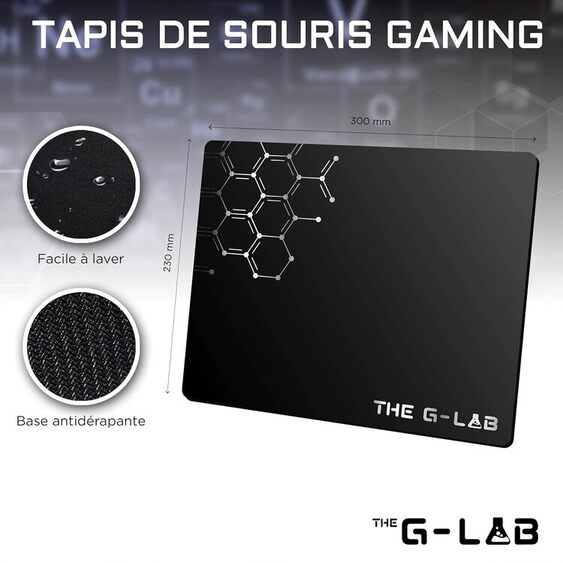 The G-LAB Combo Plutonium Bundle 4 en 1 Noir RGB (COMBO-PLUTONIUM/FR) - Achat / Vente Pack Peripheriques sur Cybertek.fr - 4