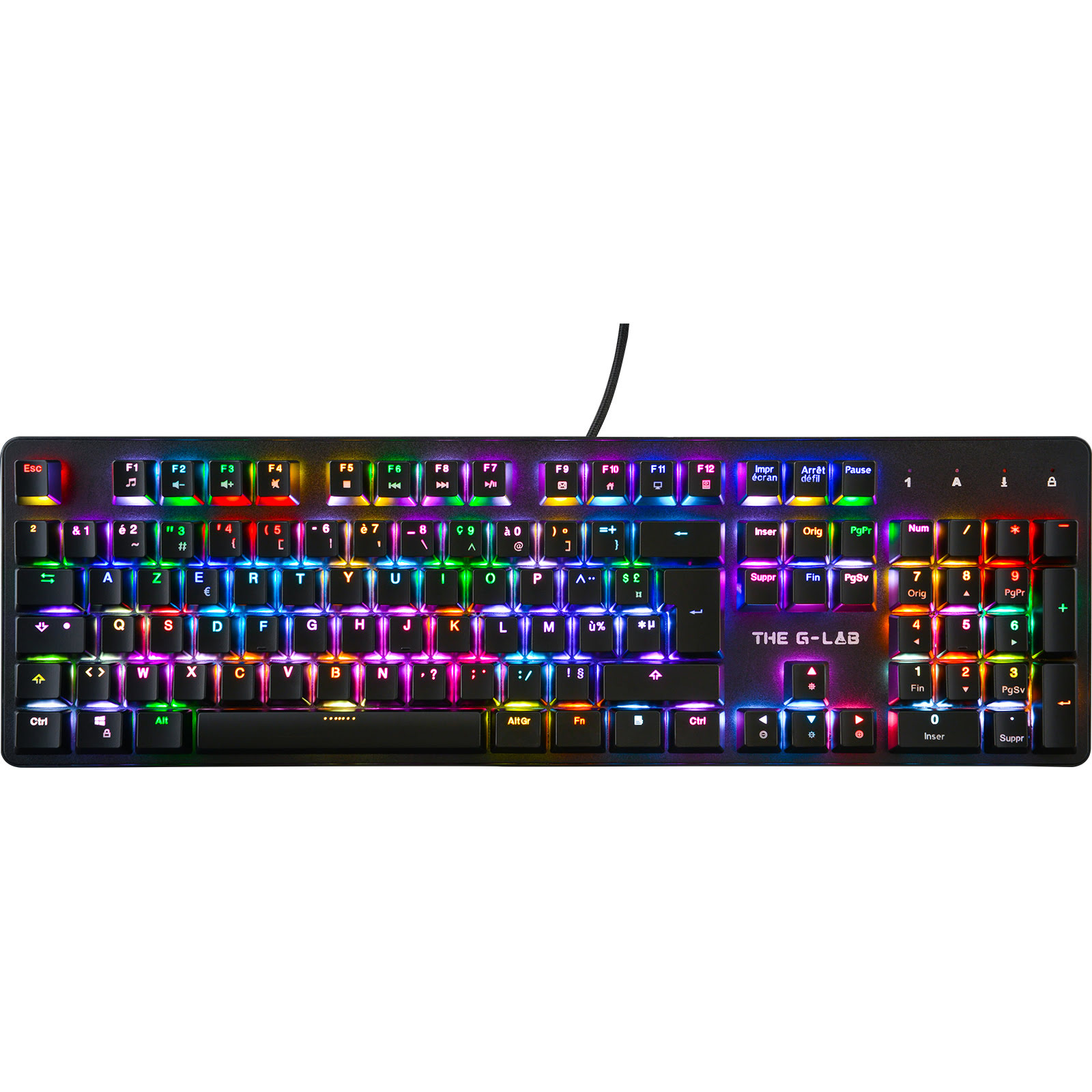 USB KEYZ Rubidium Clavier Mécanique Gaming AZERTY FR Haute