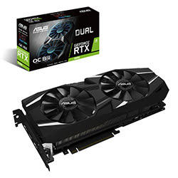 Carte graphique Asus DUAL RTX2080 O8G 2080/8G/DP