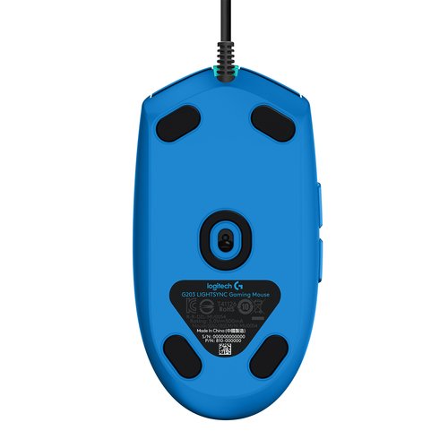 Logitech G203 LightSync Bleue - Souris PC Logitech - Cybertek.fr - 4