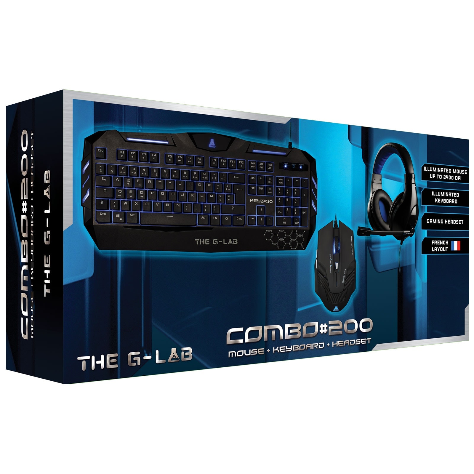 The G-LAB Gaming Combo 200 - Pack Clavier/Souris - Cybertek.fr - 4