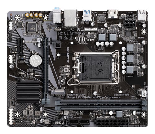 Gigabyte H610M K DDR4 Micro-ATX  - Carte mère Gigabyte - 4