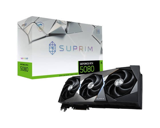 MSI GeForce RTX 5080 16G SUPRIM SOC  - Carte graphique MSI - 0