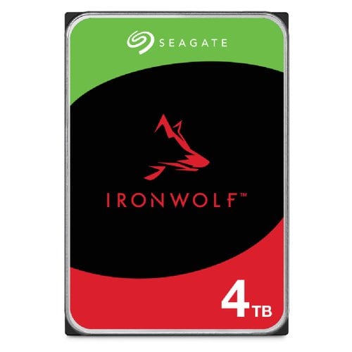 Disque dur interne 3.5" Seagate IRONWOLF 4To 5400tr SATAIII 256Mo - ST4000VN006