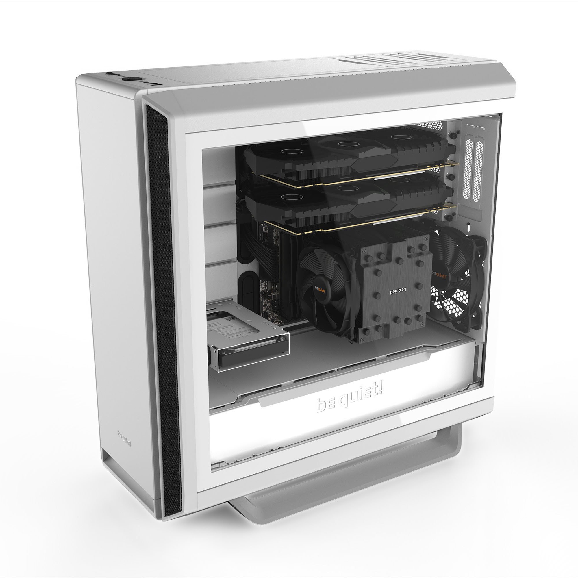 be quiet! Silent Base 802 White Window BGW40 Blanc - Boîtier PC - 5
