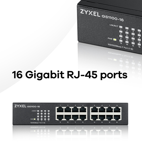 Switch Zyxel Switch - Zyxel GS-1100-16 V3 - Cybertek.fr - 11
